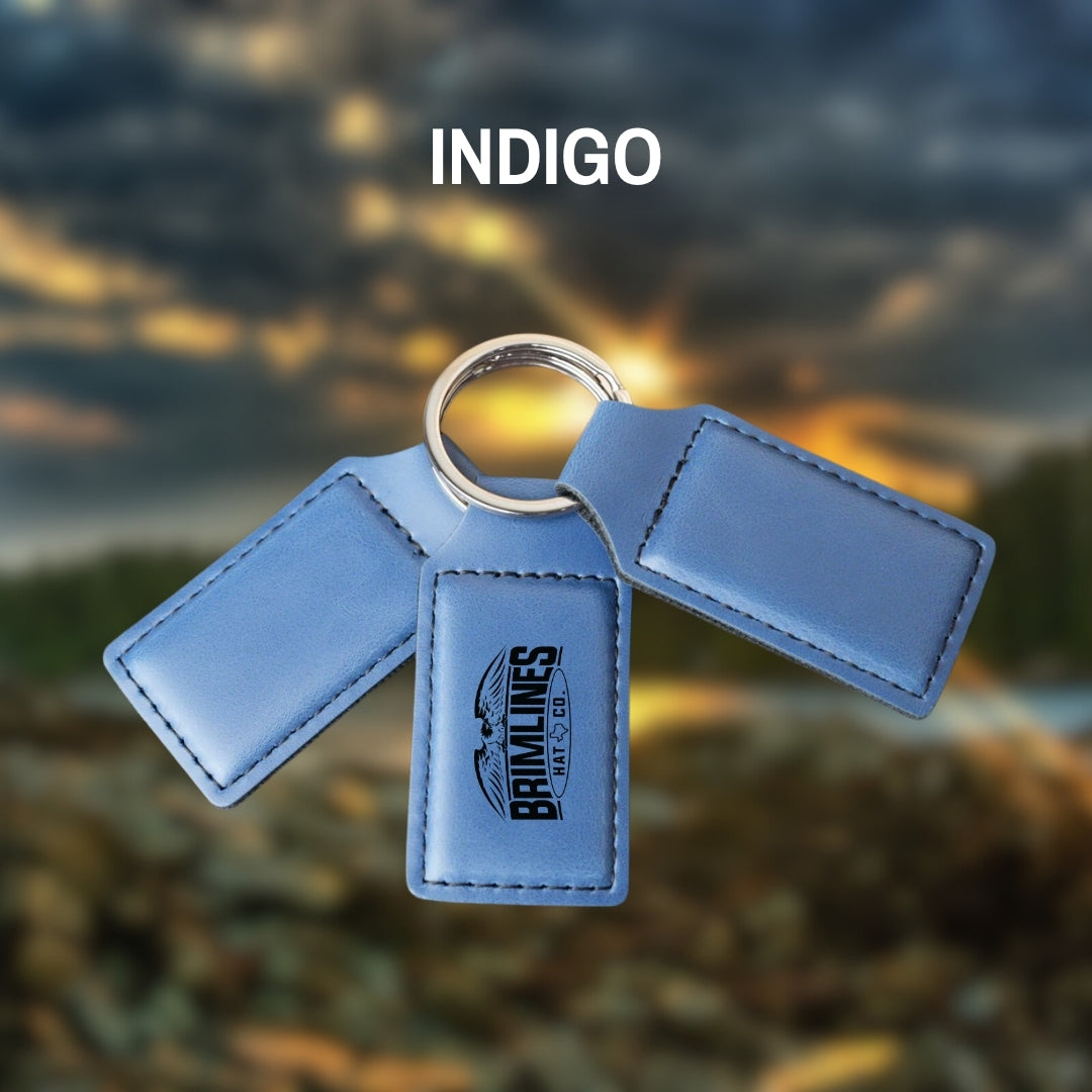 Personalized Leatherette Keychains