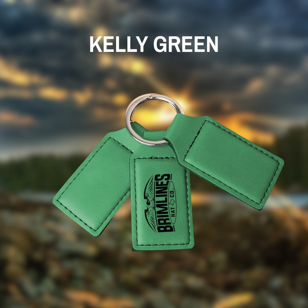 Personalized Leatherette Keychains