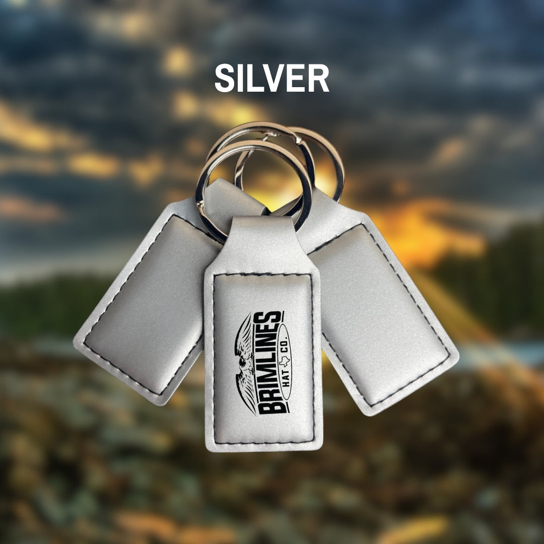 Personalized Leatherette Keychains