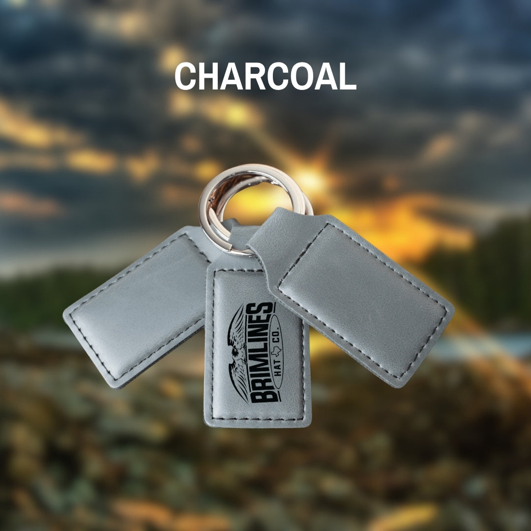 Personalized Leatherette Keychains