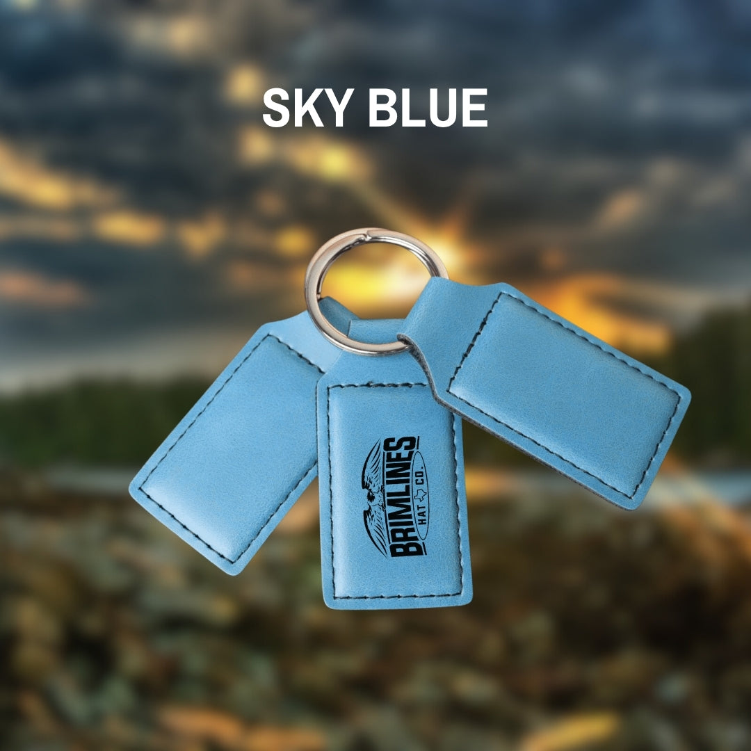 Personalized Leatherette Keychains