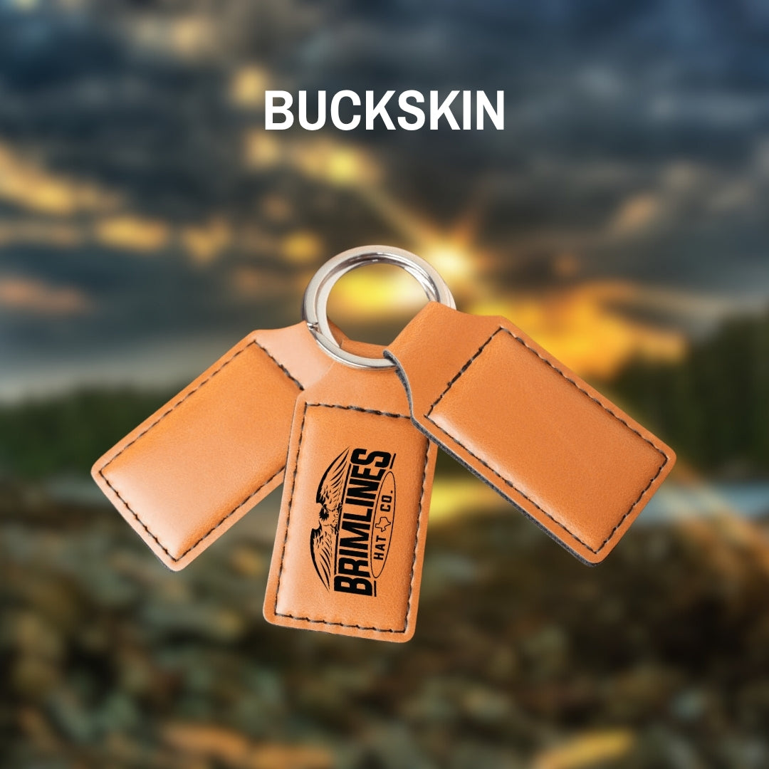 Personalized Leatherette Keychains