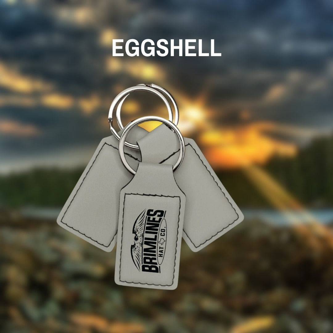 Personalized Leatherette Keychains