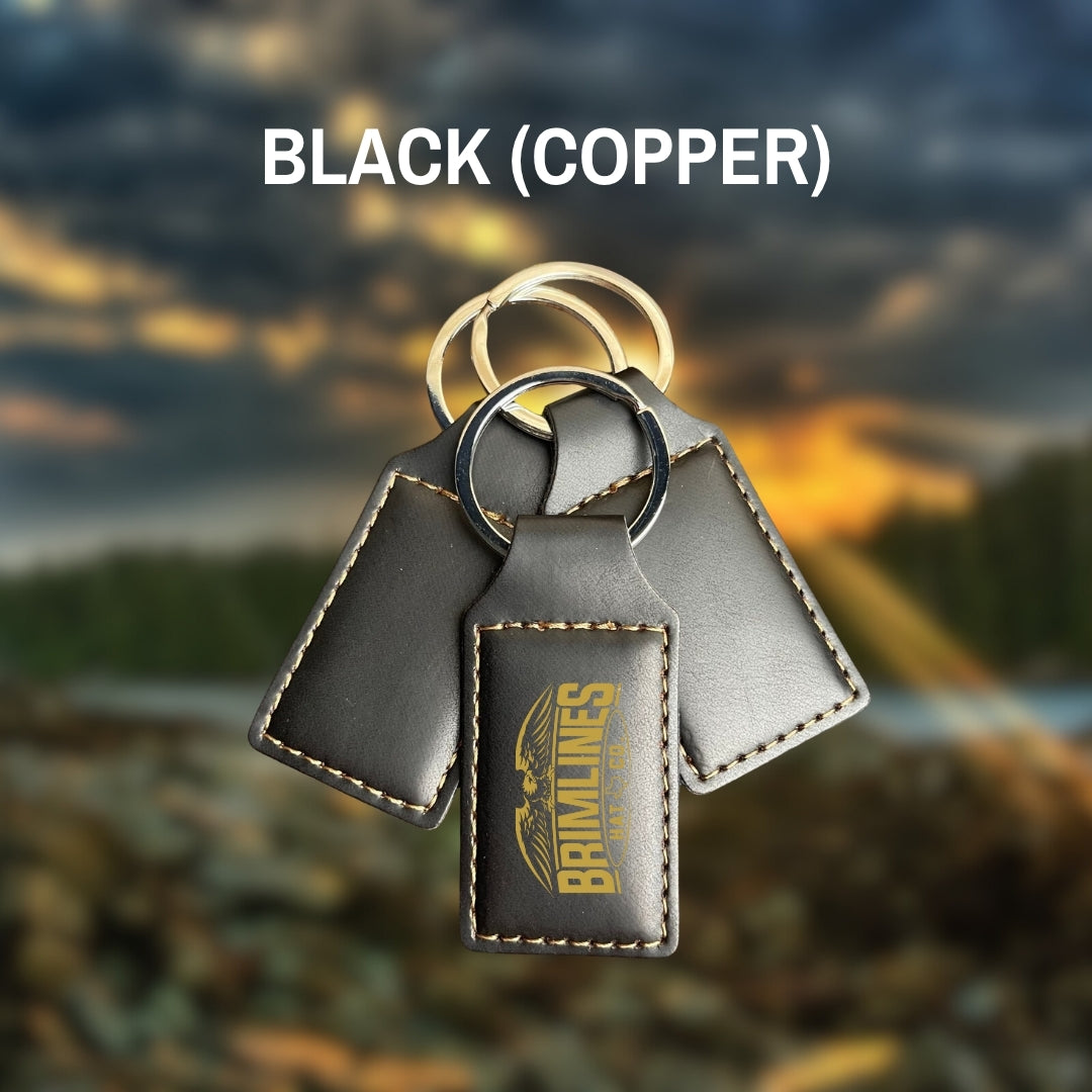 Personalized Leatherette Keychains