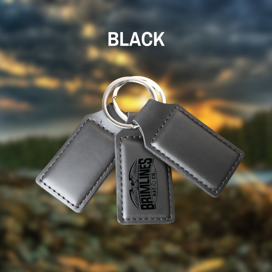 Personalized Leatherette Keychains