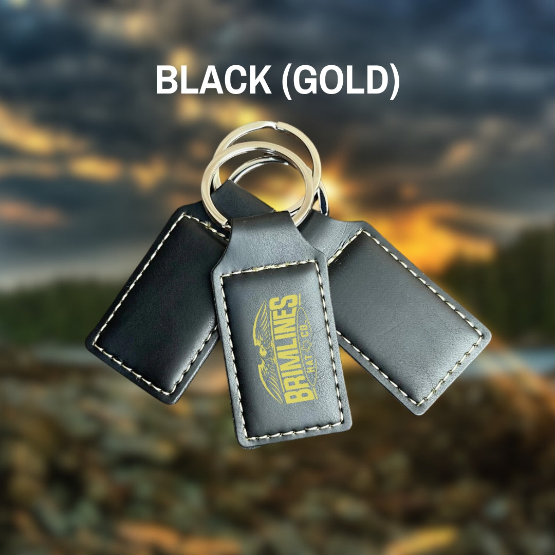 Personalized Leatherette Keychains