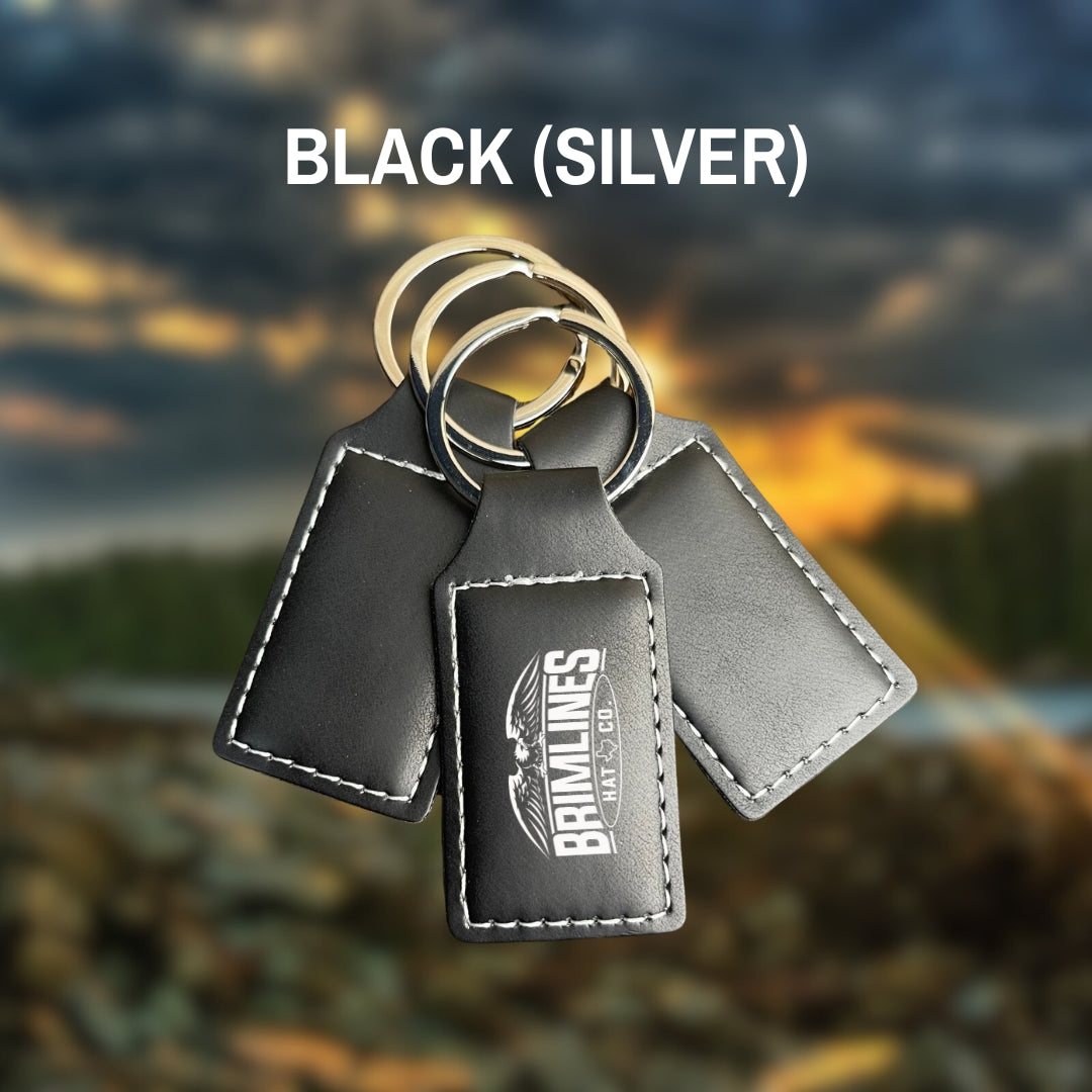 Personalized Leatherette Keychains