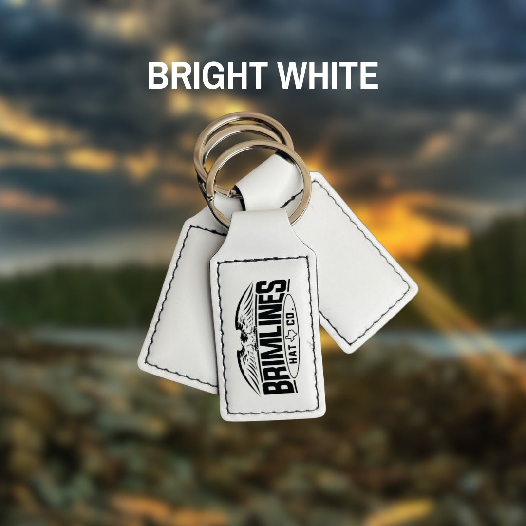 Personalized Leatherette Keychains