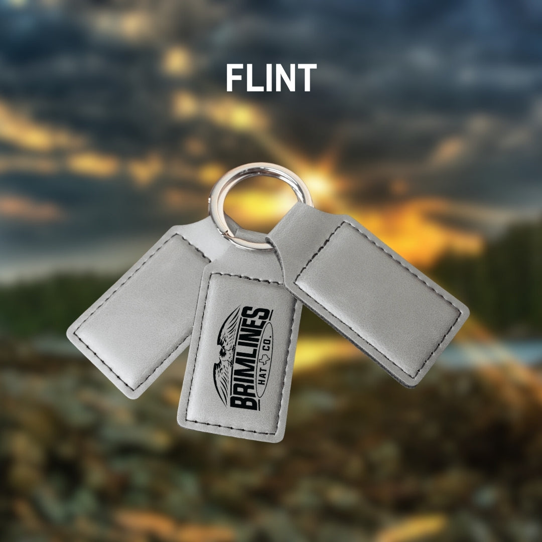 Personalized Leatherette Keychains