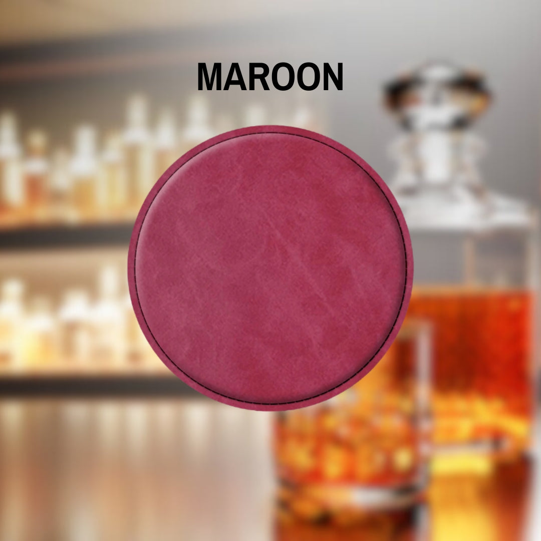 Personalized 4" Circle Coasters (Pack of 6)