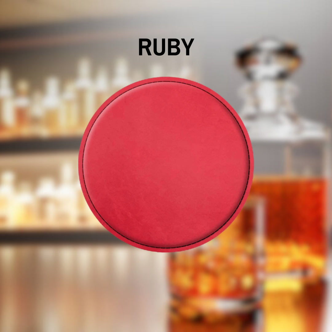 Personalized 4" Circle Coasters (Pack of 6)