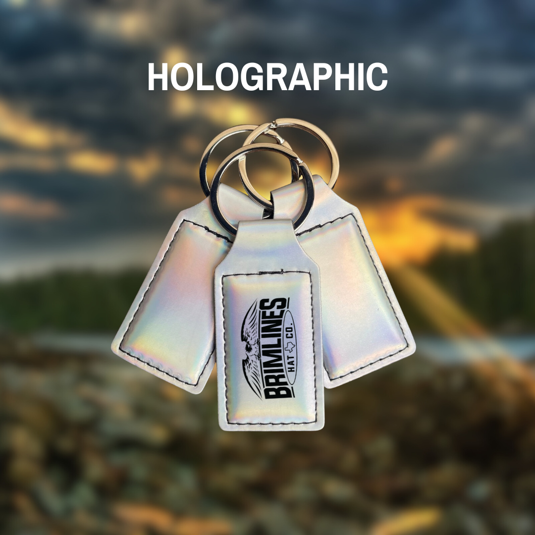 Personalized Leatherette Keychains